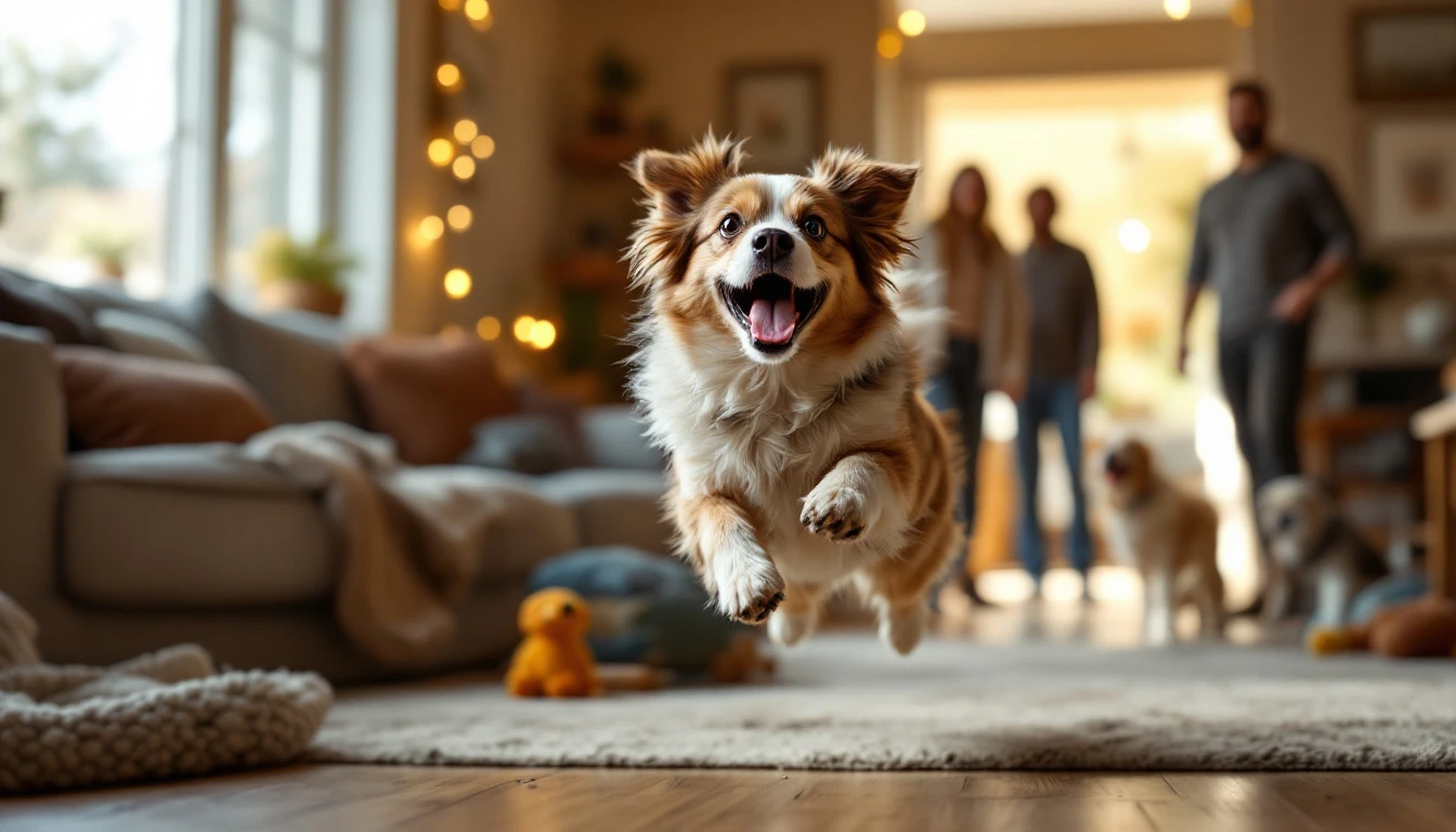 Chien Qui Saute Et Aboie Sur Les Invites Pourquoi Et Comment Reagir