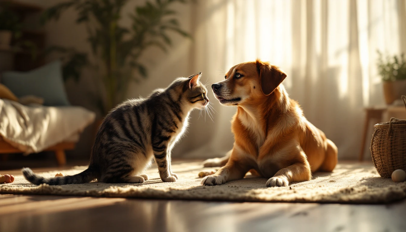 Comment Reagir Face A Un Chat Agressif Envers Un Chien