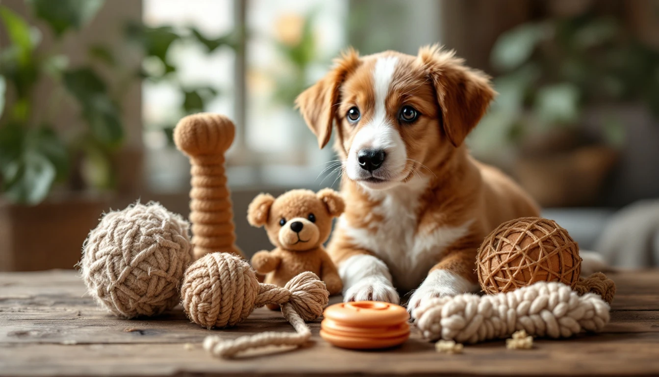 Jouets Pour Un Chiot A Macher Et Mordiller
