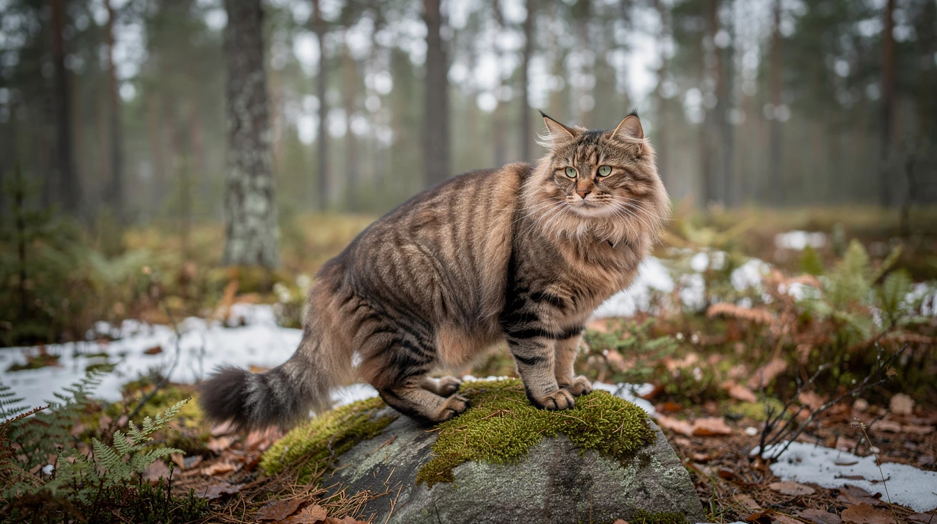 chat des forêts norvégiennes