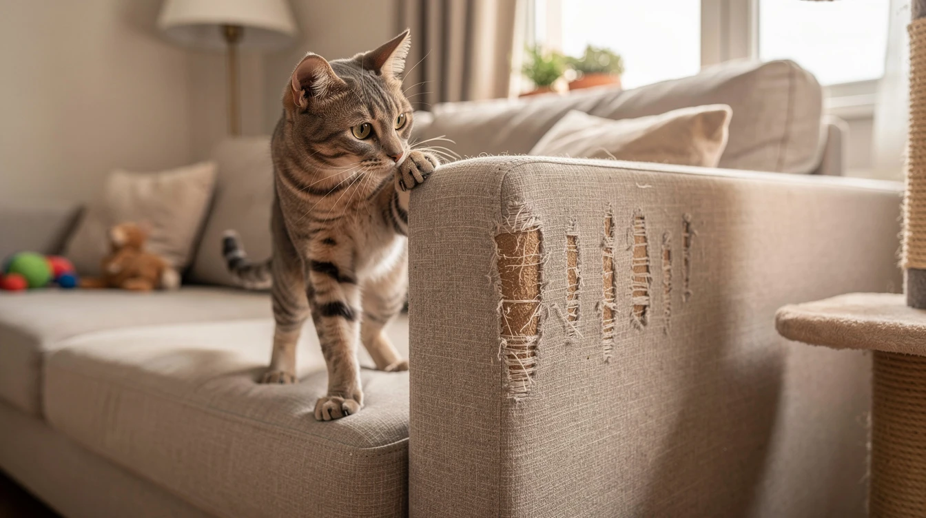 griffures chat meubles