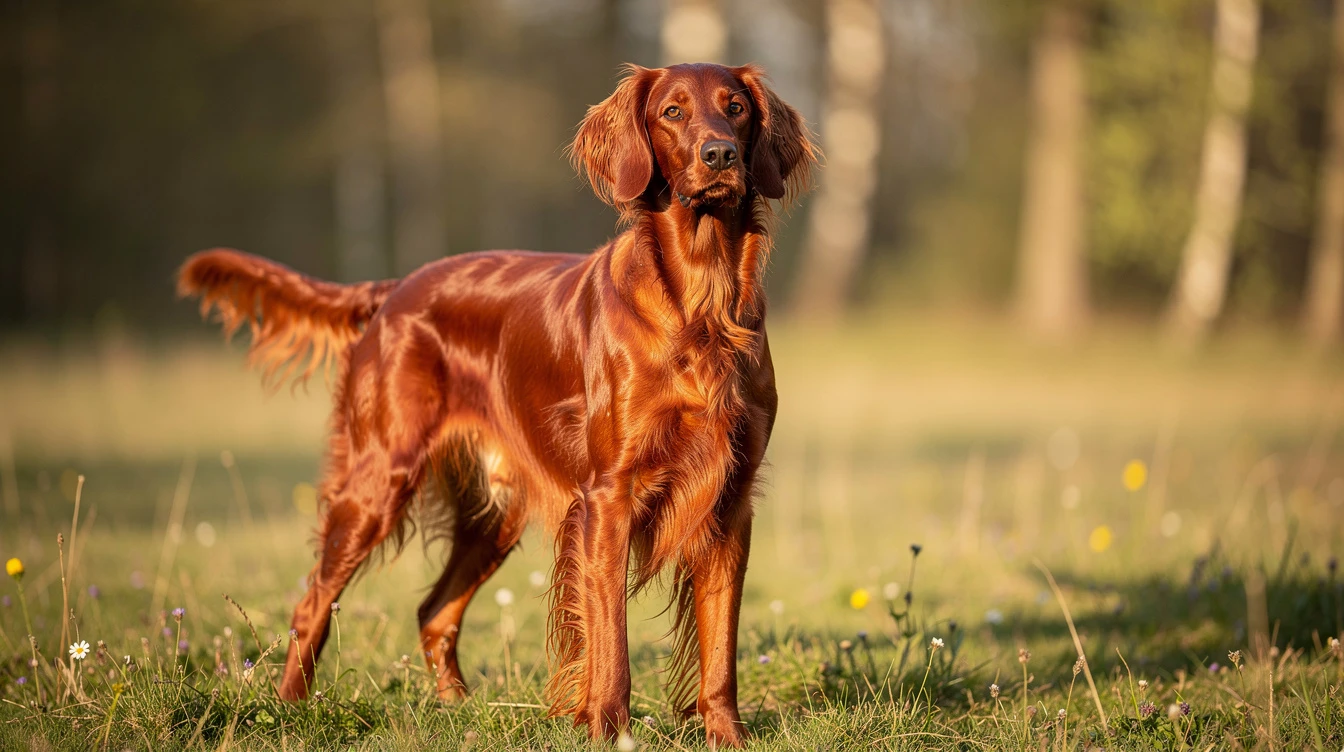 setter irlandais chien